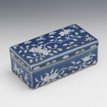 Chinese Blue and White Porcelain Brush Box