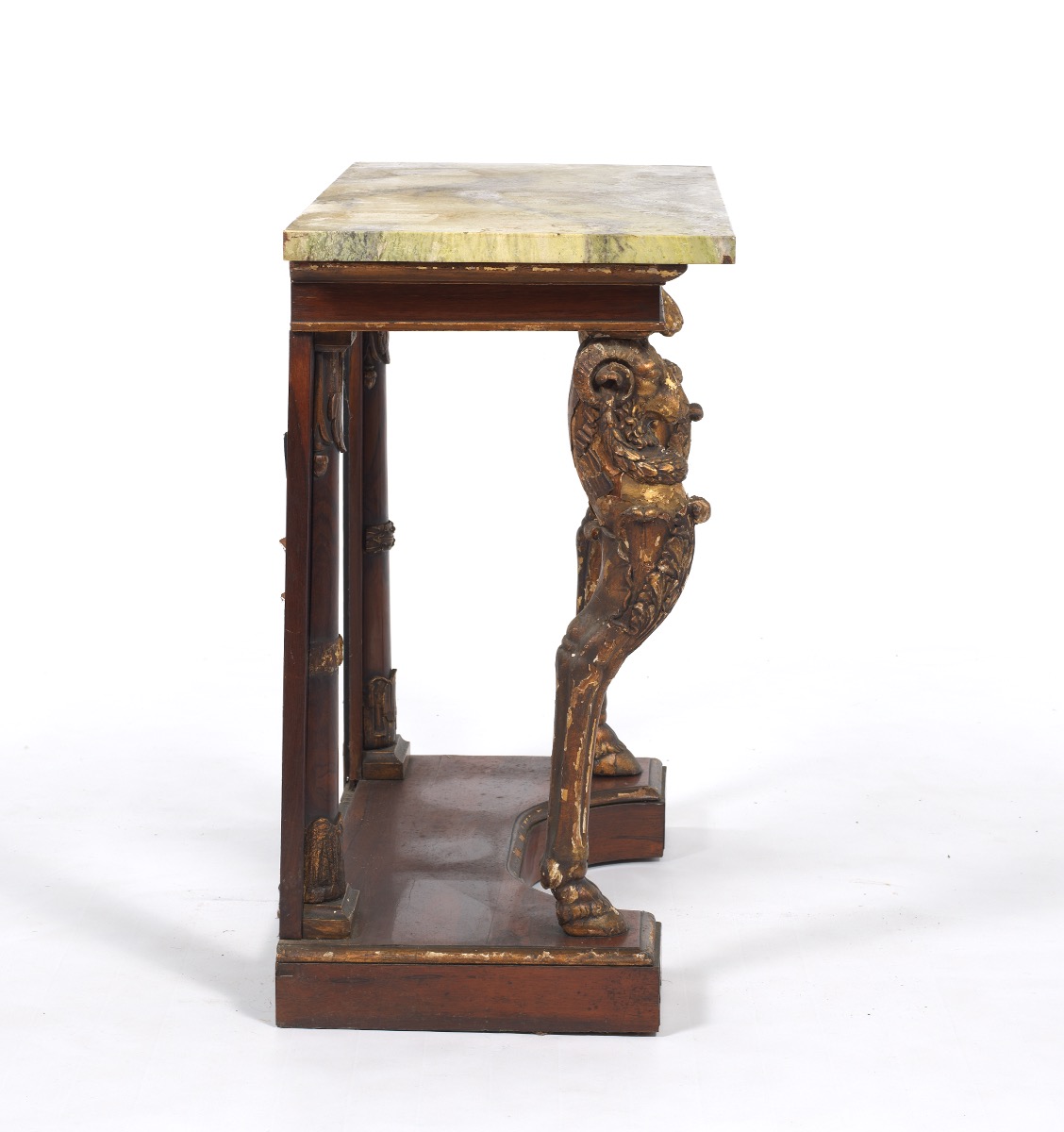 Empire Style Marble Top Pier Table - Image 2 of 10