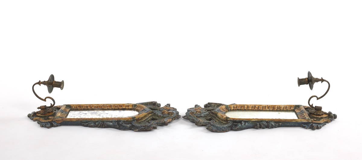 A Pair of 18th Century Reflectors from Lisbon - Image 4 of 6