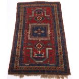 Signed Shirvan Carpet, Late 19th Century