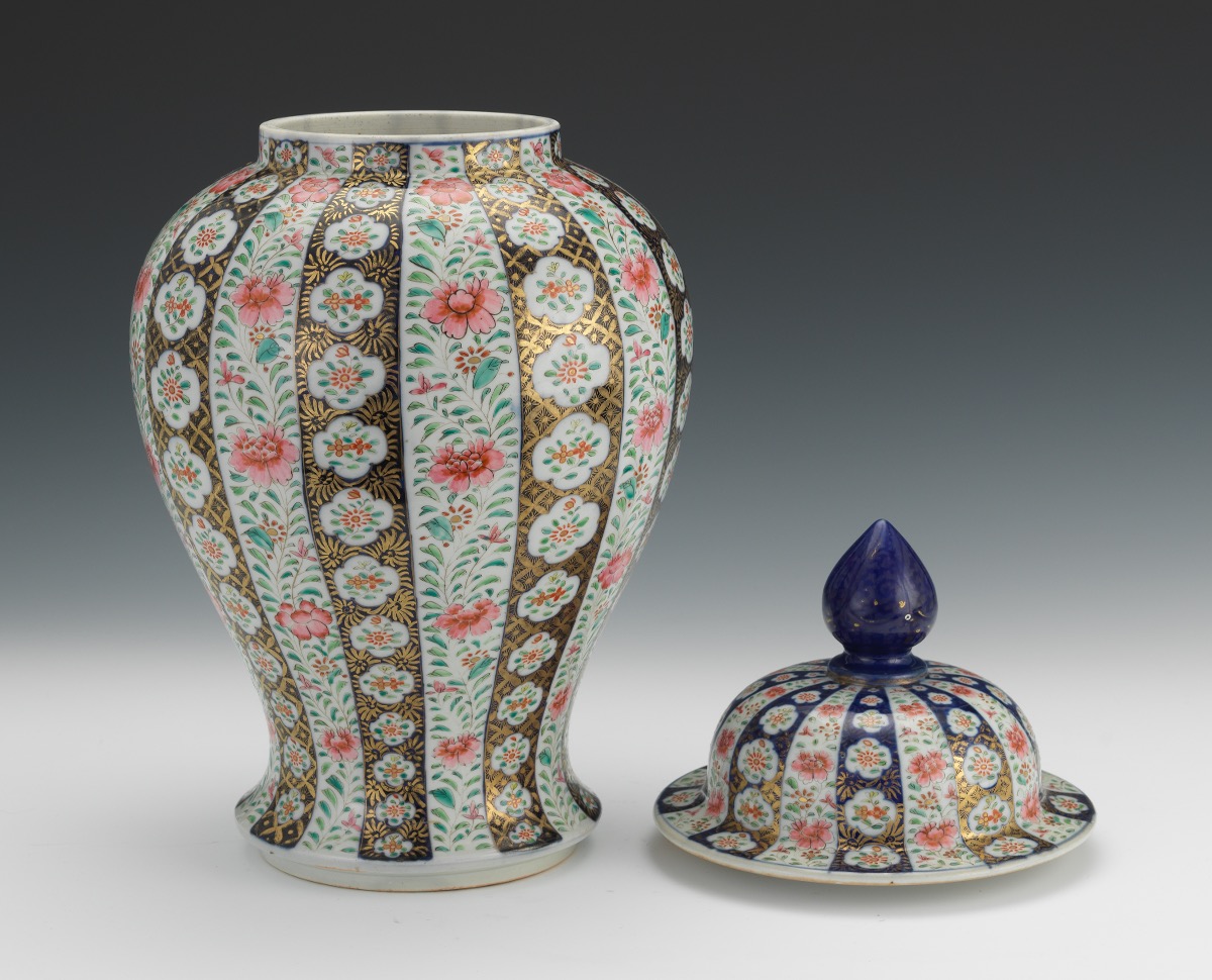 Qing Dynasty Ginger Jar with Lid - Image 6 of 8