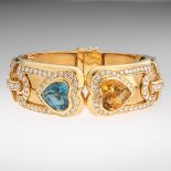 Citrine and Topaz Bracelet in 18k