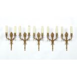 Five Caldwell French Bronze Sconces