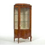 Marquetry Vitrine Display Cabinet