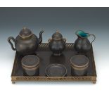 Cloisonne Tea Set and Tray