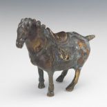 Chinese Archaistic Tang Style Bronze Horse