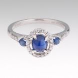 Ladies' Sapphire and Diamond Ring