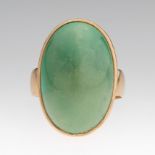 Ladies' Gold and Green Turquoise Ring