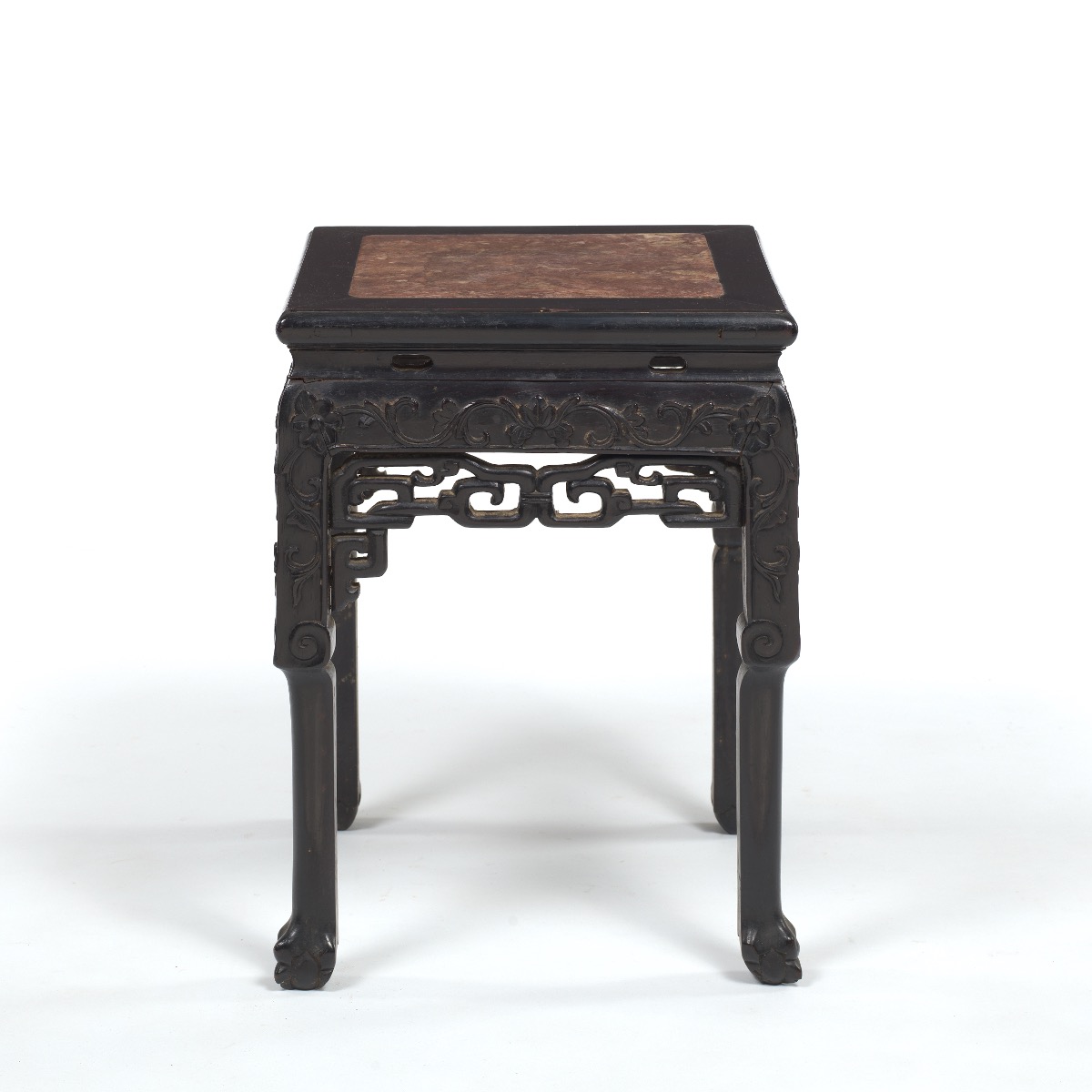 Carved Asian Plant Stand - Image 5 of 7