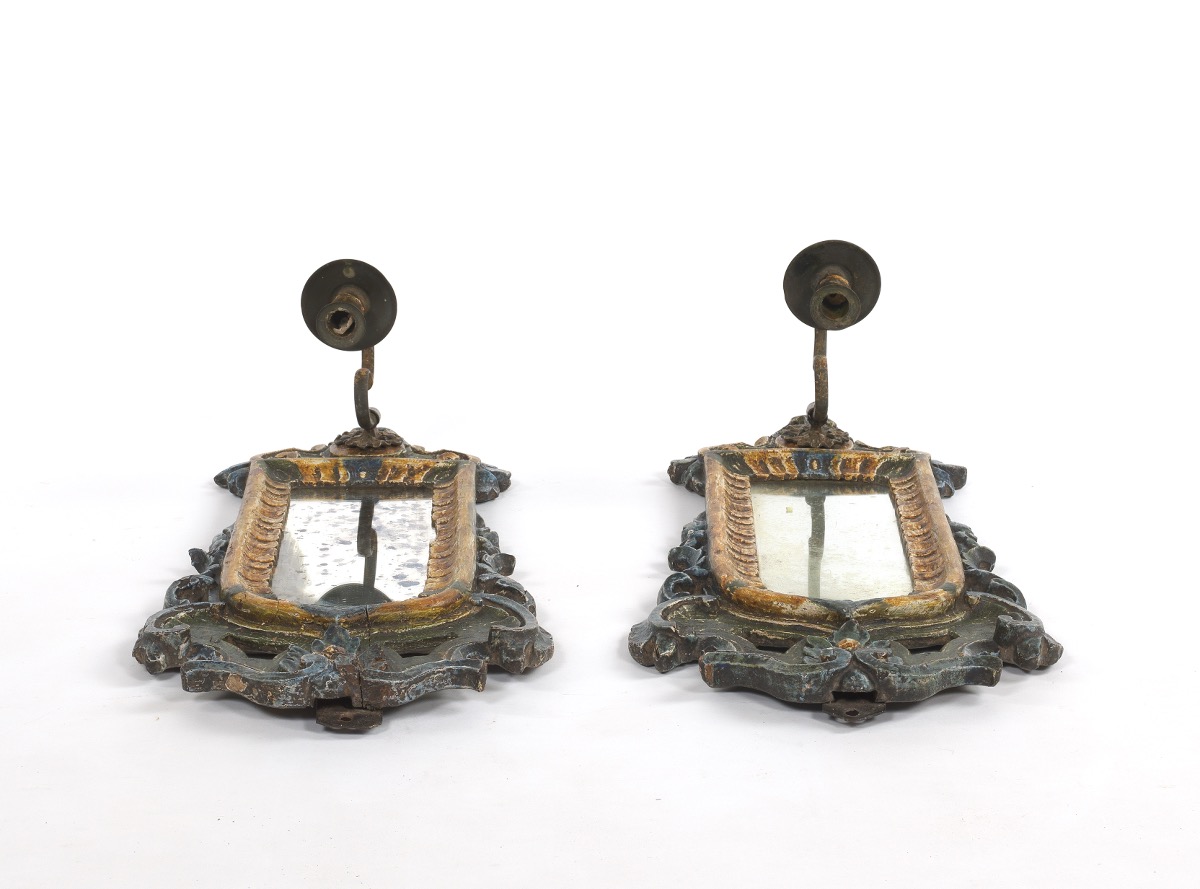 A Pair of 18th Century Reflectors from Lisbon - Image 3 of 6
