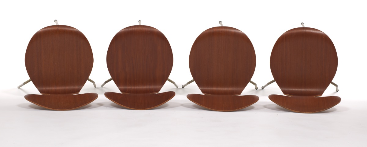 Ten Arne Jacobsen for Fritz Hansen "Ant" Wooden Chairs - Image 6 of 20