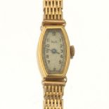 Vintage Paul Ditisheim Solvil Gold Watch from Portugal