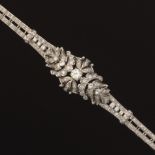 Ladies' Platinum and Diamond Bracelet in Original Presentation Box