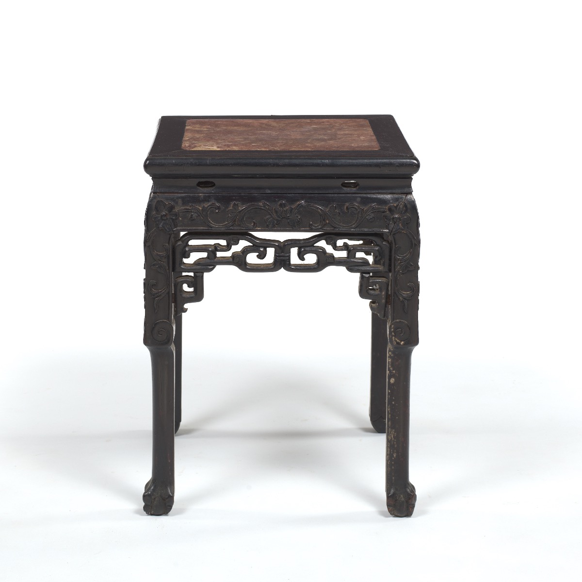 Carved Asian Plant Stand - Image 3 of 7