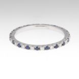 KWIAT Diamond and Sapphire Eternity Band