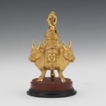 Gilt Bronze Grand Tour Inkwell