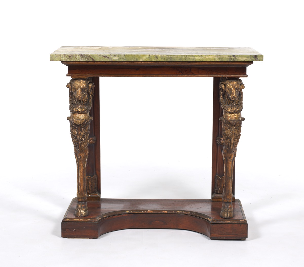 Empire Style Marble Top Pier Table