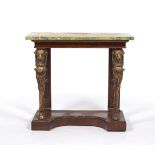 Empire Style Marble Top Pier Table