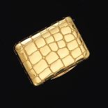 Tiffany & Co 18k Gold Alligator Compact