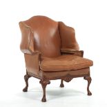 Wingback Leather Chair