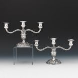 Pair of "Old Friend" Sterling Candelabra