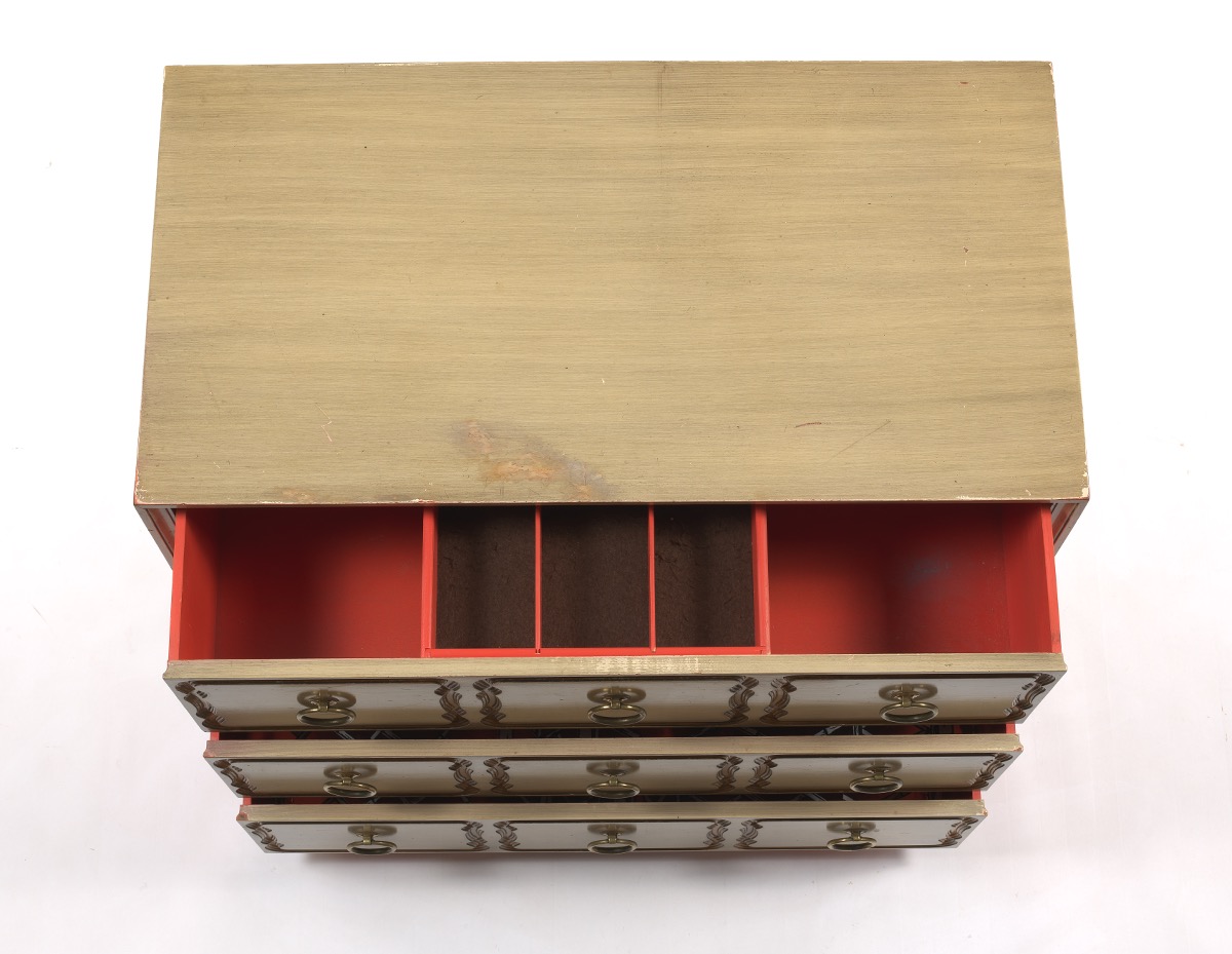 Dorothy Draper "Espana Bunching Chest" for Heritage, ca. 1950s - Image 7 of 8