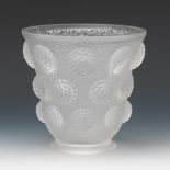 Molded Glass Vase, In the Manner of Muller Freres, ca. 20th Century