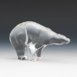 Baccarat Crystal, Polar Bear, ca. Late 20th Century