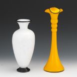 Two Czechoslovakian Glass Vases, ca. 20th Century