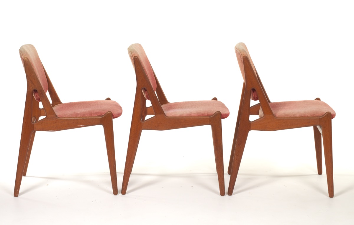 Eight Arne Vodder "Ella" Chairs for Vamo - Image 3 of 20