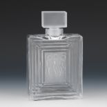 Lalique Crystal, "Duncan" Flacon, ca. 20th Century