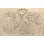 Mappe-monde dressÃ©e suivant les nouvelles relations et assujettie aux observations astronomiques by