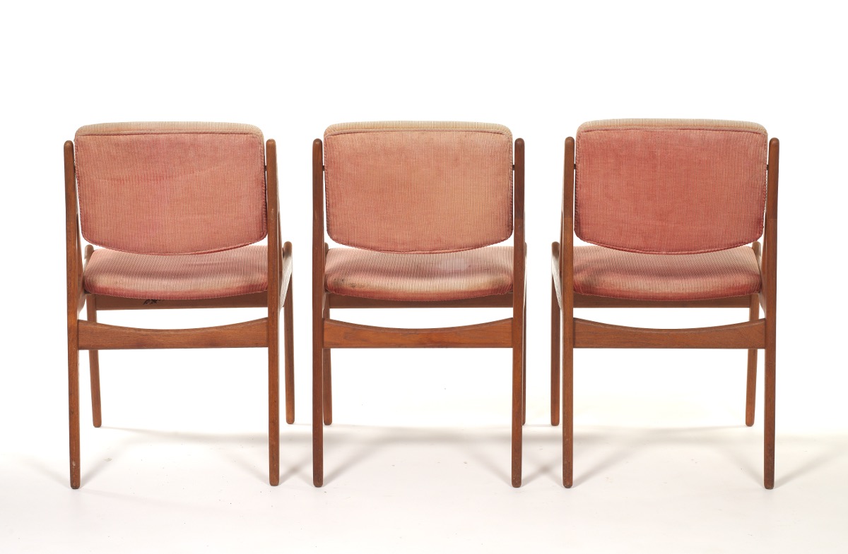 Eight Arne Vodder "Ella" Chairs for Vamo - Image 4 of 20