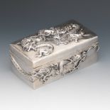 Japanese Silver Plated Box, ca. 1900