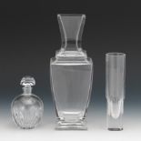 Three Baccarat Crystal Decorative Objects, ca. 20th Century