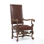 Jacobean Revival Armchair, ca. Early 20th Century