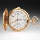 18k Sombol 1/4 hour Repeater Split Second Hunting Case Pocket Watch