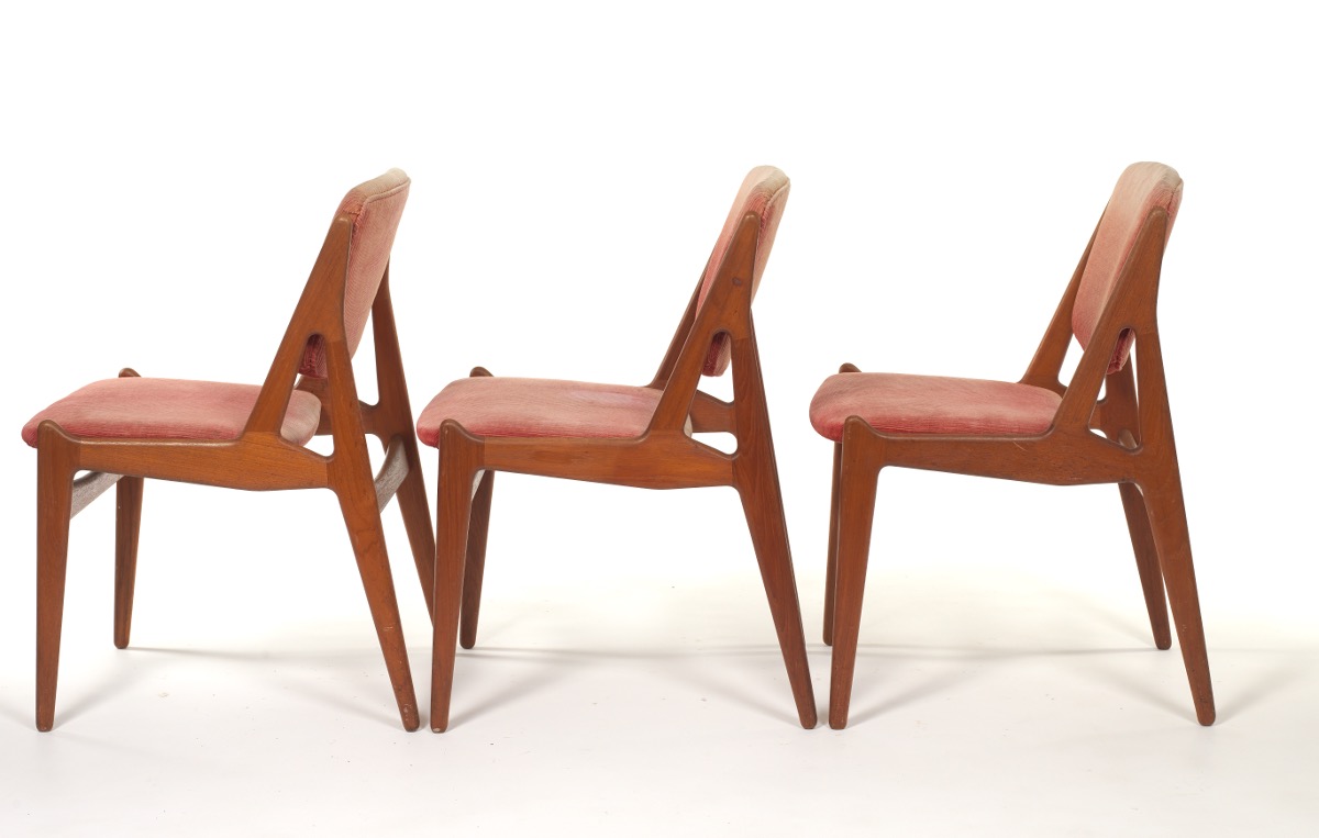 Eight Arne Vodder "Ella" Chairs for Vamo - Image 5 of 20