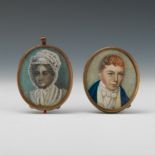 Two Portrait Miniatures