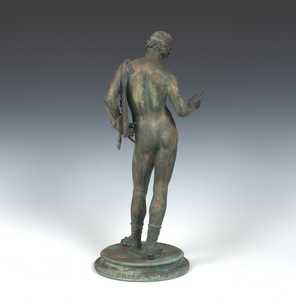 Bronze Sculpture of Praxiteles' Narcissus - Image 3 of 6