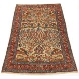 Sarouk "Tree of Life" Pictorial Carpet