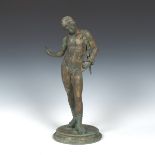 Bronze Sculpture of Praxiteles' Narcissus