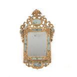 Gilt and Etched Mirror, Italian, Late Baroque