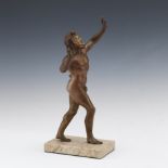 Bronze Pompeian Pan Figure, ca. 1915