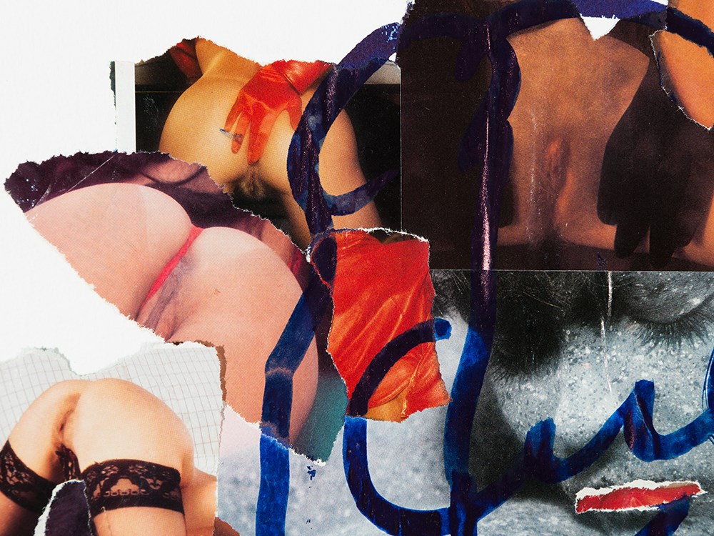 Mimmo Rotella (1918-2006), Culo, Collage, c. 1985Mimmo Rotella, Collage, ‘Culo’, Italy, c. - Image 5 of 9