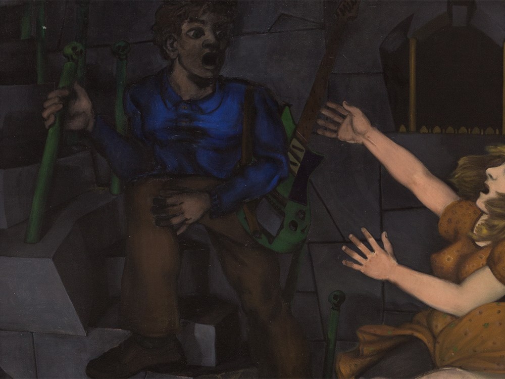 Milo Reice (b. 1952), Orpheus Losing Eurydice to Hades, 1983/86Oil on canvasUSA, 1983/86Milo - Image 2 of 8