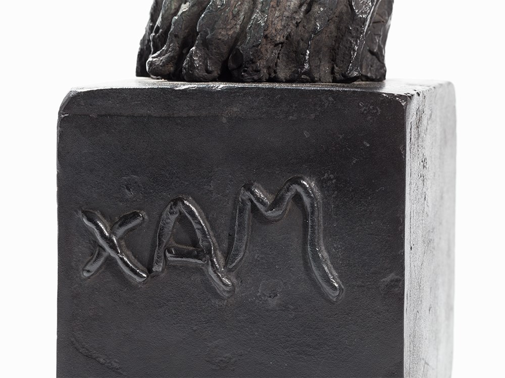 Dieter Hacker (b. 1942), XAM, Bronze, 1985 Bronze, black patinaGermany 1985Dieter Hacker (born 1942) - Image 3 of 9