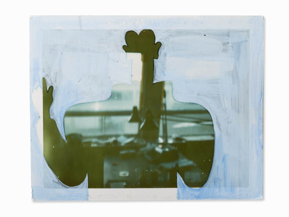 Dieter Roth (1930-1998), Self, 3 Postcards, 1972 Mixed media with blue felt tip pen and gouache over - Image 2 of 8