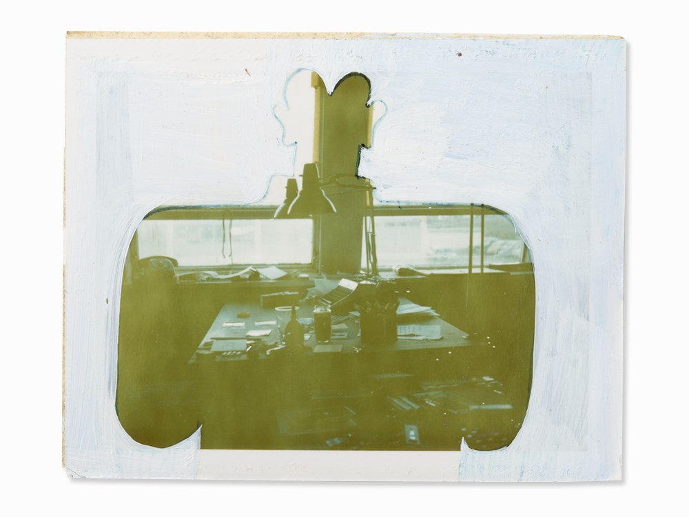 Dieter Roth (1930-1998), Self, 3 Postcards, 1972 Mixed media with blue felt tip pen and gouache over - Image 6 of 8