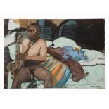 Larry Rivers (1923-2002), Umber Blues, Oil Painting, 1987Oil on canvasUSA, 1987Larry Rivers (1923-